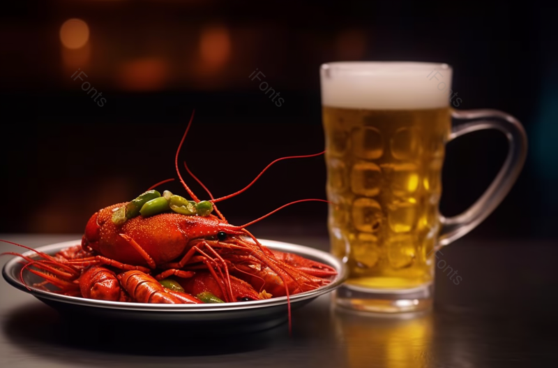 夏天美食啤酒麻辣小龙虾,高清,摄影图,摄影图片,图片大全,摄影图免费下载